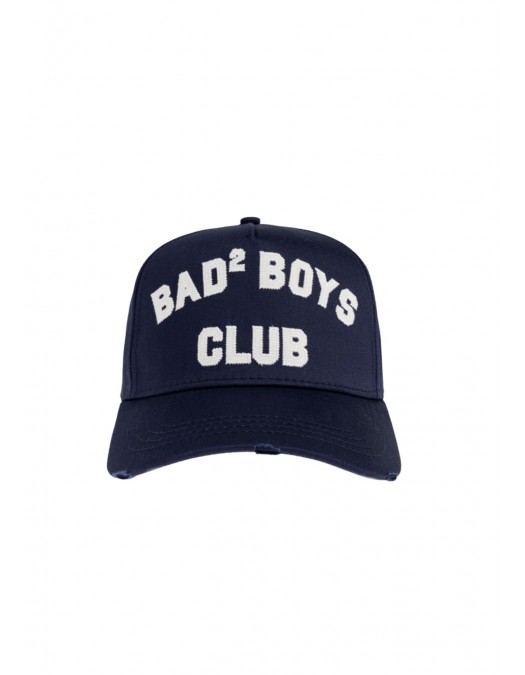 Sapca DSQUARED2, Bad Boy Club Print, Navy blue - BCM097505C000013073