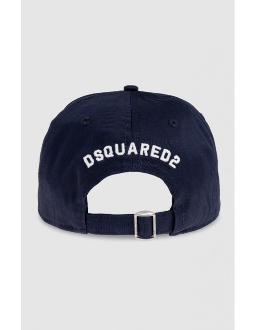 Sapca DSQUARED2, Bad Boy Club Print, Navy blue - BCM097505C000013073