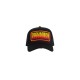 Sapca DSQUARED2, Multicolor Logo Patch Baseball Cap, Negru - BCM097705C000012124