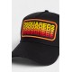Sapca DSQUARED2, Multicolor Logo Patch Baseball Cap, Negru - BCM097705C000012124