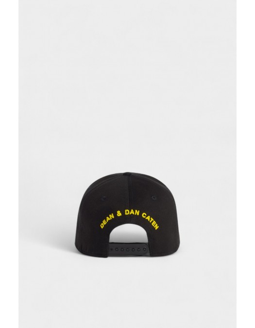 Sapca DSQUARED2, Multicolor Logo Patch Baseball Cap, Negru - BCM097705C000012124