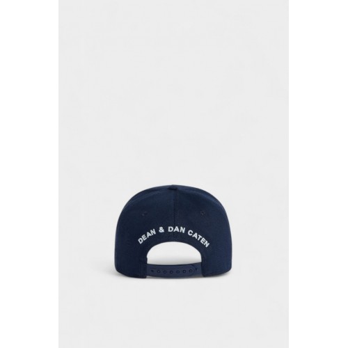 Sapca DSQUARED2, Blue Multicolor Logo Patch Baseball Cap, Negru
