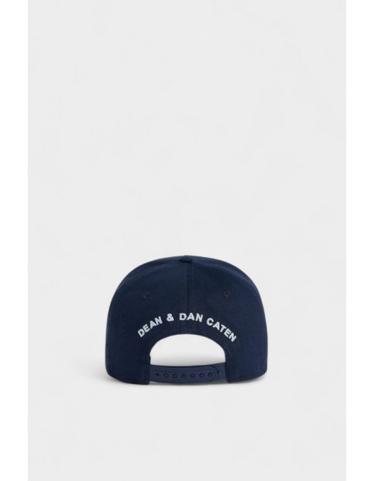 Sapca DSQUARED2, Blue Multicolor Logo Patch Baseball Cap, Negru - BCM097705C000013073