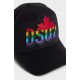 Sapca DSQUARED2, Be Proud Baseball Cap, Negru - BCM098105C000012124UNI