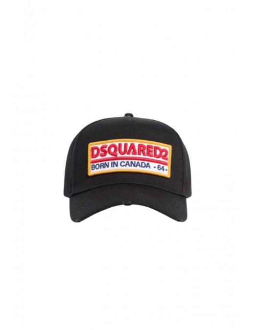 Sapca DSQUARED2, Dsquared2 Logo Baseball Cap Black - BCM098305C000012124UNI