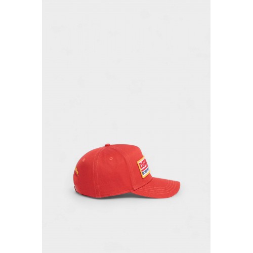 Sapca DSQUARED2, Dsquared2 Logo Baseball Cap Red