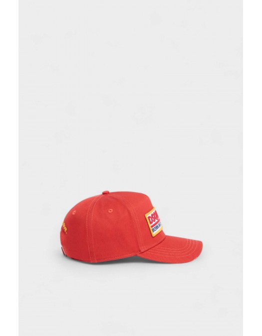 Sapca DSQUARED2, Dsquared2 Logo Baseball Cap Red - BCM098305C000015096