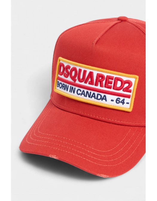 Sapca DSQUARED2, Dsquared2 Logo Baseball Cap Red - BCM098305C000015096
