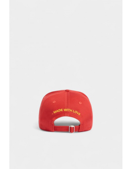 Sapca DSQUARED2, Dsquared2 Logo Baseball Cap Red - BCM098305C000015096