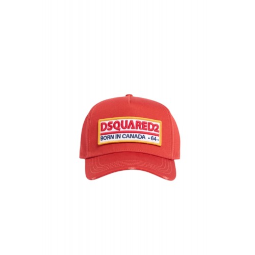 Sapca DSQUARED2, Dsquared2 Logo Baseball Cap Red