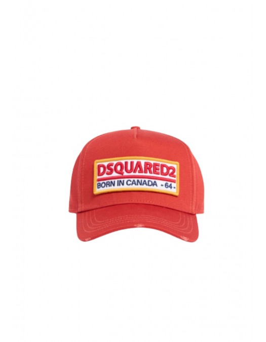 Sapca DSQUARED2, Dsquared2 Logo Baseball Cap Red - BCM098305C000015096