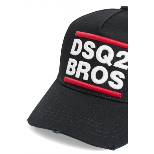 Sapca DSQUARED2, DSQ2 BROS Baseball Cap, Negru