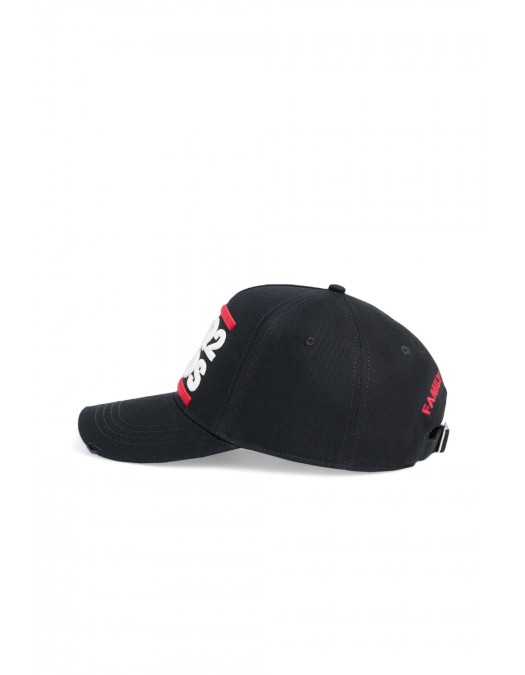 Sapca DSQUARED2, DSQ2 BROS Baseball Cap, Negru - BCM098905C000012124