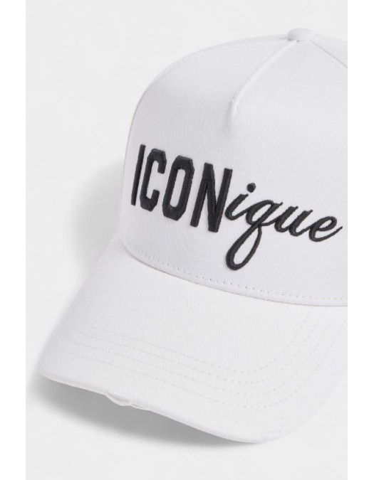 Sapca DSQUARED2,  ICONique Baseball Cap, Alb - BCM099605C000011062UNI
