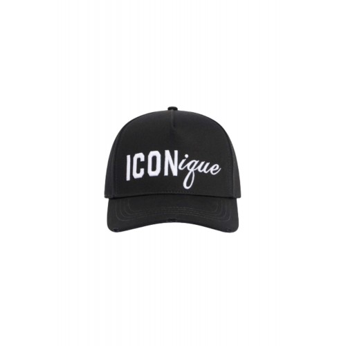 Sapca DSQUARED2,  ICONique Baseball Cap, Negru