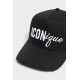Sapca DSQUARED2,  ICONique Baseball Cap, Negru - BCM099605C000012124UNI
