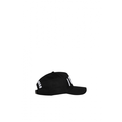 Sapca DSQUARED2, Be Icon Design, Baseball Cap, White Logo, Black Sapca DSQUARED2, Be Icon Design, Baseball Cap, White Logo, Black