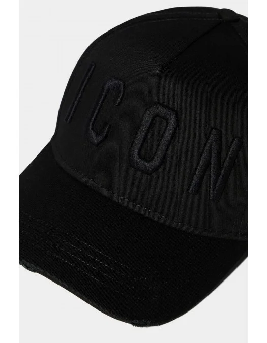 Sapca DSQUARED2, Be Icon Design, Baseball Cap, Full Black - BCM400105C00001M084UNI Sapca DSQUARED2, Be Icon Design, Baseball Cap, Full Black - BCM400105C00001M084UNI