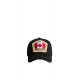 SAPCA DSQUARED2, Canadian Flag Baseball, Black - BCM401105C000012124