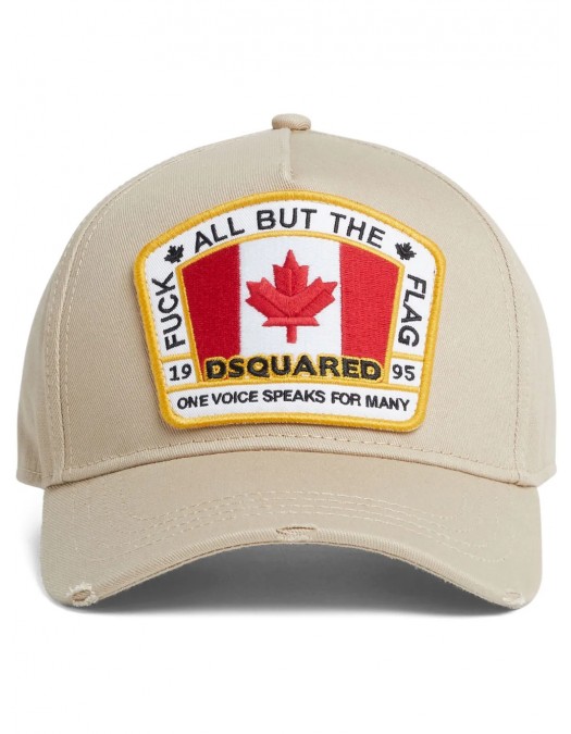 Sapca DSQUARED2, Baseball, Logo Insert, Beige - BCM401105C000015130 Sapca DSQUARED2, Baseball, Logo Insert, Beige - BCM401105C000015130