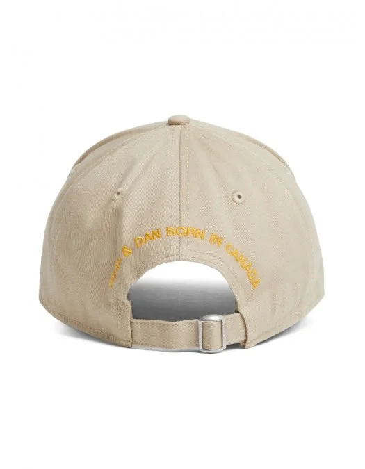 Sapca DSQUARED2, Baseball, Logo Insert, Beige - BCM401105C000015130 Sapca DSQUARED2, Baseball, Logo Insert, Beige - BCM401105C000015130