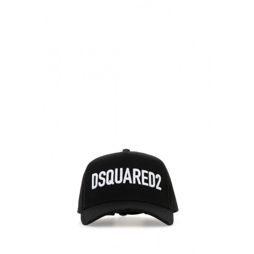 Sapca DSQUARED2, Embroidered Basball Cap, Black Sapca DSQUARED2, Embroidered Basball Cap, Black