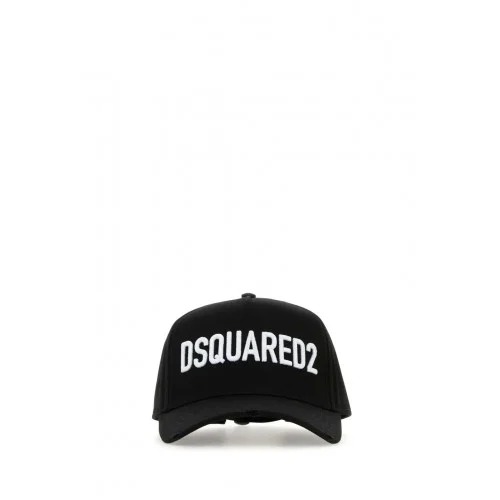 Sapca DSQUARED2, Embroidered Basball Cap, Black