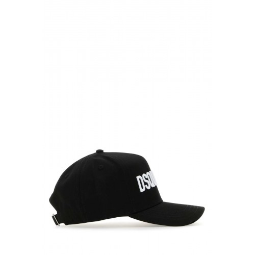 Sapca DSQUARED2, Embroidered Basball Cap, Black Sapca DSQUARED2, Embroidered Basball Cap, Black