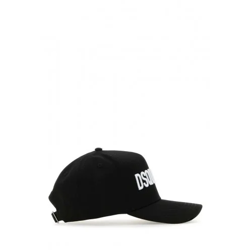 Sapca DSQUARED2, Embroidered Basball Cap, Black