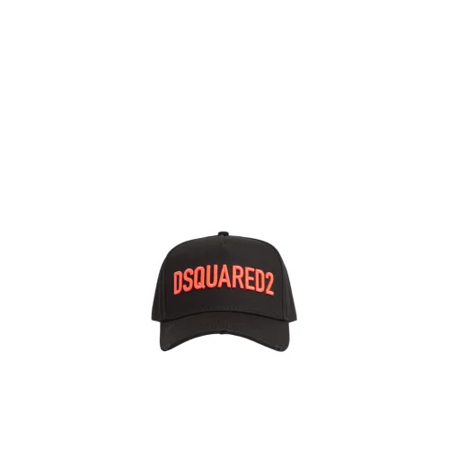 Sapca DSQUARED2, Technicolor Baseball Cap, Black