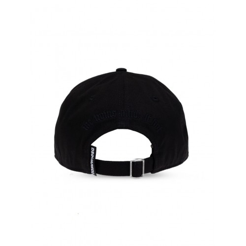 Sapca DSQUARED2, Cotton, Graphic Logo Insert, Black Sapca DSQUARED2, Cotton, Graphic Logo Insert, Black