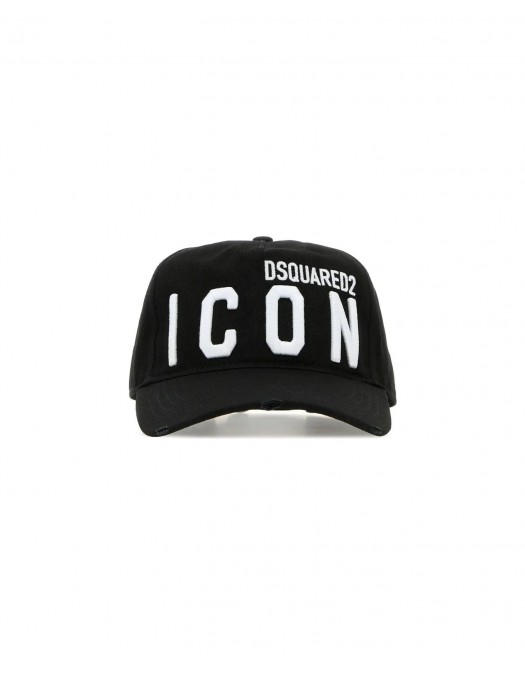 Sapca DSQUARED2, Be Icon Baseball, Black - BCW079305C00001M063UNI