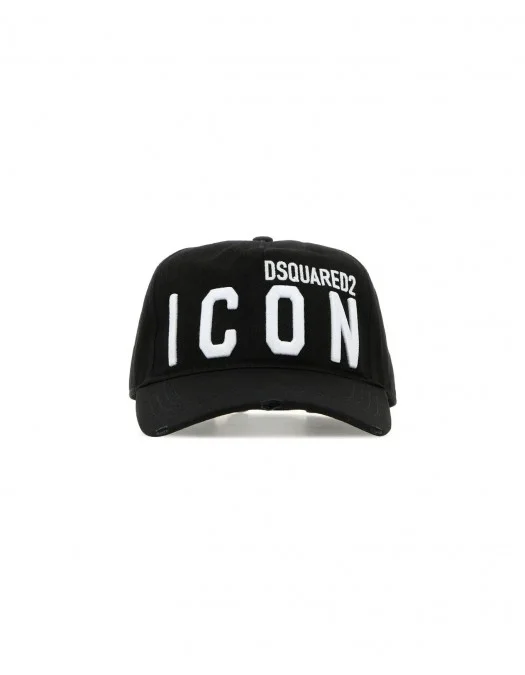 Sapca DSQUARED2, Be Icon Baseball, Black - BCW079305C00001M063UNI