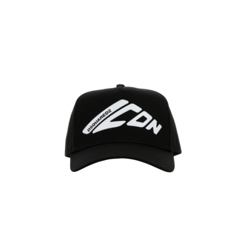 Sapca DSQUARED2, White Logo Insert, Baseball Cap, Black Sapca DSQUARED2, White Logo Insert, Baseball Cap, Black