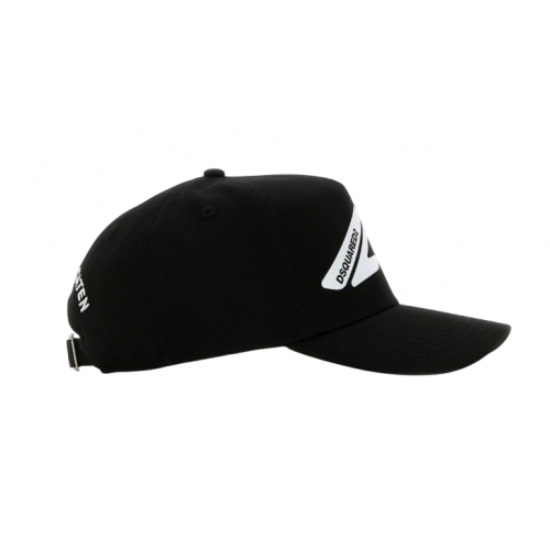 Sapca DSQUARED2, White Logo Insert, Baseball Cap, Black Sapca DSQUARED2, White Logo Insert, Baseball Cap, Black