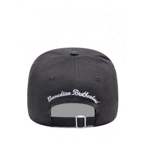 Sapca DSQUARED2, logo-embroidered baseball cap, Negru
