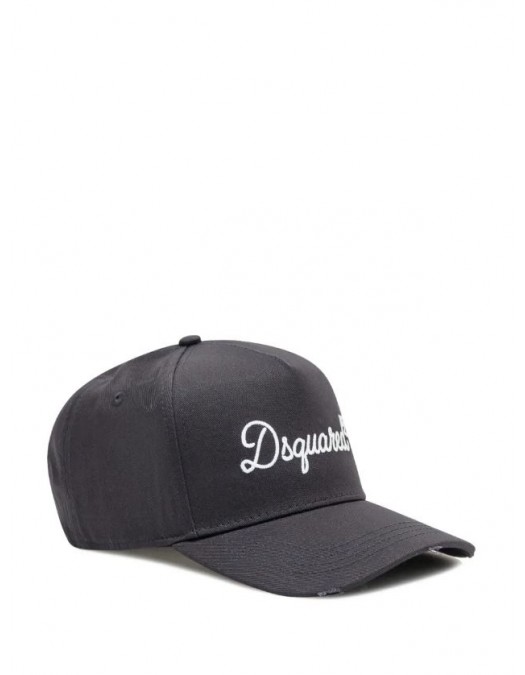 Sapca DSQUARED2, logo-embroidered baseball cap, Negru - BCW097605C000012124