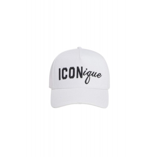 Sapca DSQUARED2,  ICONique Baseball Cap, Women, Alb