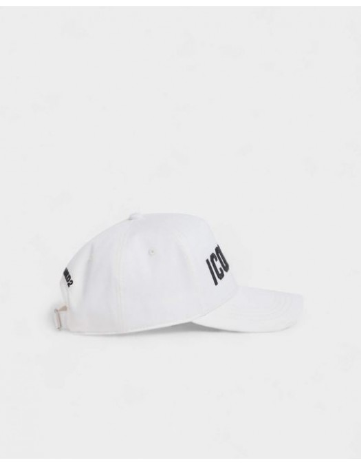 Sapca DSQUARED2,  ICONique Baseball Cap, Women, Alb - BCW099605C000011062
