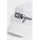 Sapca DSQUARED2,  ICONique Baseball Cap, Women, Alb - BCW099605C000011062