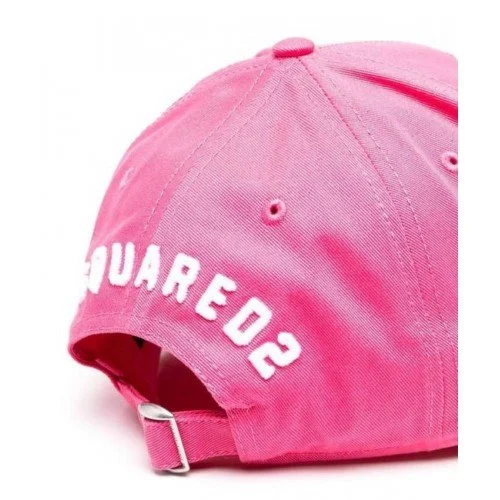 Sapca Dsquared2, Insertie logo alba,Roz