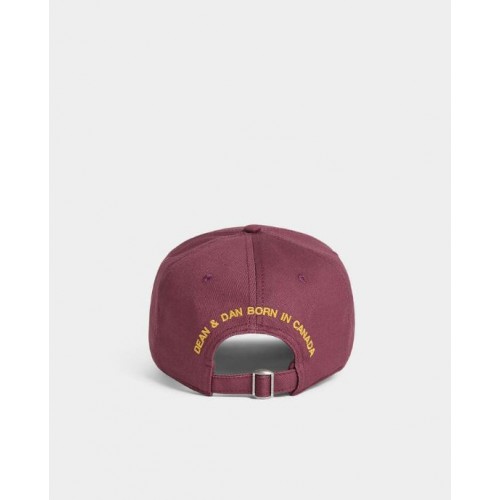 Sapca DSQUARED2, Baseball, Canadian Flag, Visiniu