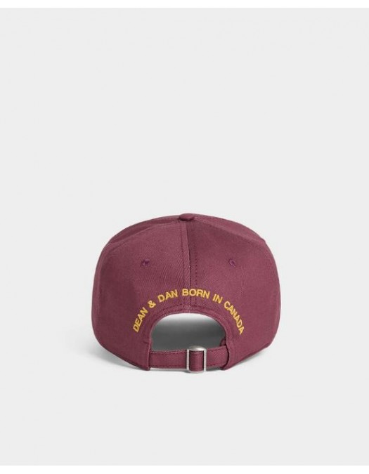 Sapca DSQUARED2, Baseball, Canadian Flag, Visiniu - BCW401105C000019246