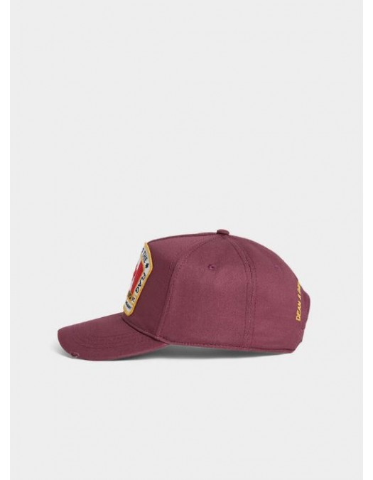 Sapca DSQUARED2, Baseball, Canadian Flag, Visiniu - BCW401105C000019246