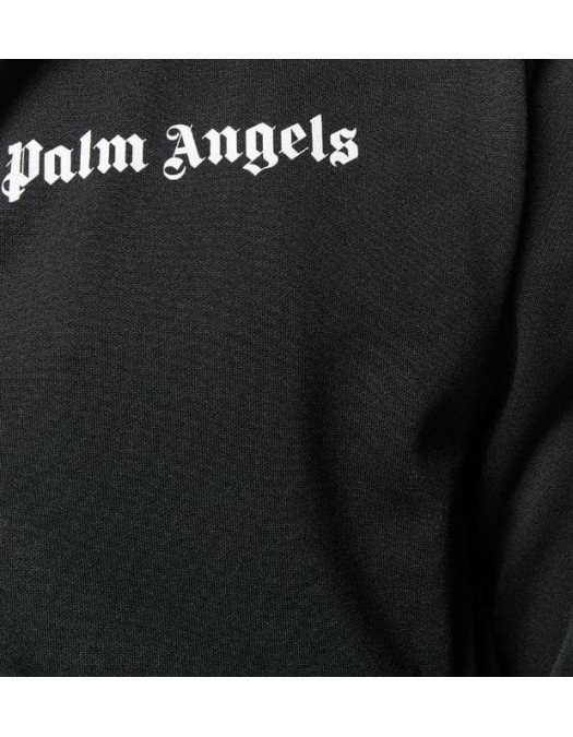 Jacheta PALM ANGELS, Logo frontal, Neagra - PMBD001C99FAB0011001