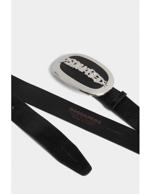 CUREA DSQUARED2, Vintage Belt, Black - BEM029312900001M1510