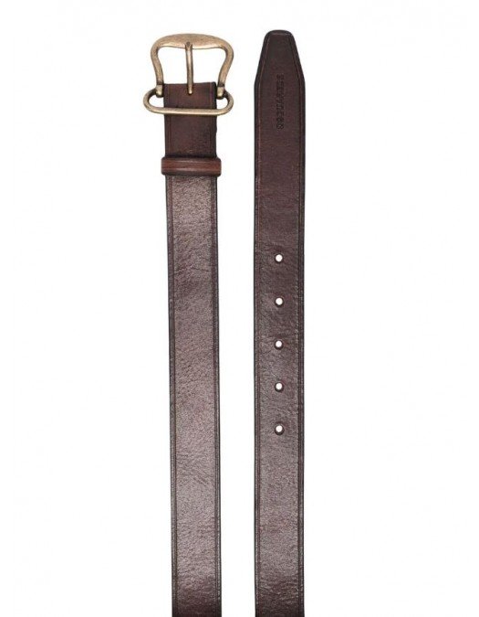 Curea DSQUARED2, Maro, Gold-buckle Leather belt - BEM044212904309M1601