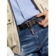 Curea Dsquared2, Vintage Buckle, Black - BEM059712900001M1771