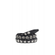 Curea DSQUARED2, Allover Studs Snap Button, Black - BEM0651129083042124UNI