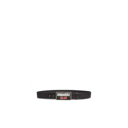 CUREA DSQUARED2  DSQUARED2, Logo Plaque Milano, Black CUREA DSQUARED2  DSQUARED2, Logo Plaque Milano, Black